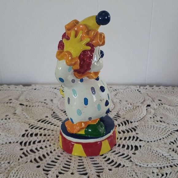 Vintage Child's Plastic Clown Bank - Picture 4 of 10